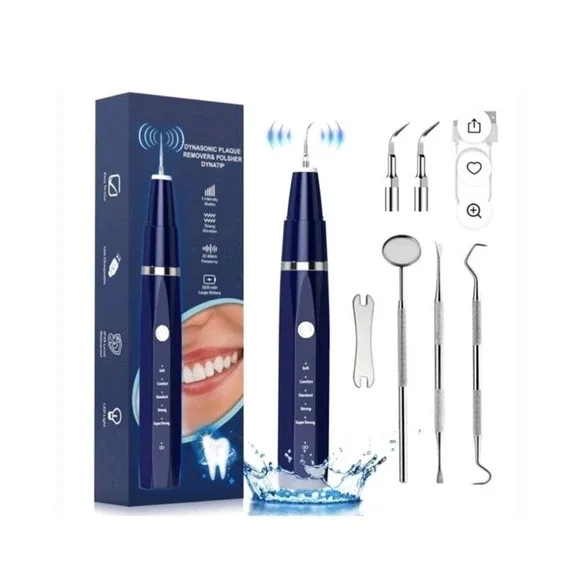 Dynasonic Plaque Remover and Polisher Tooth Cleaner 5 Modes‎ USB Rechargeable