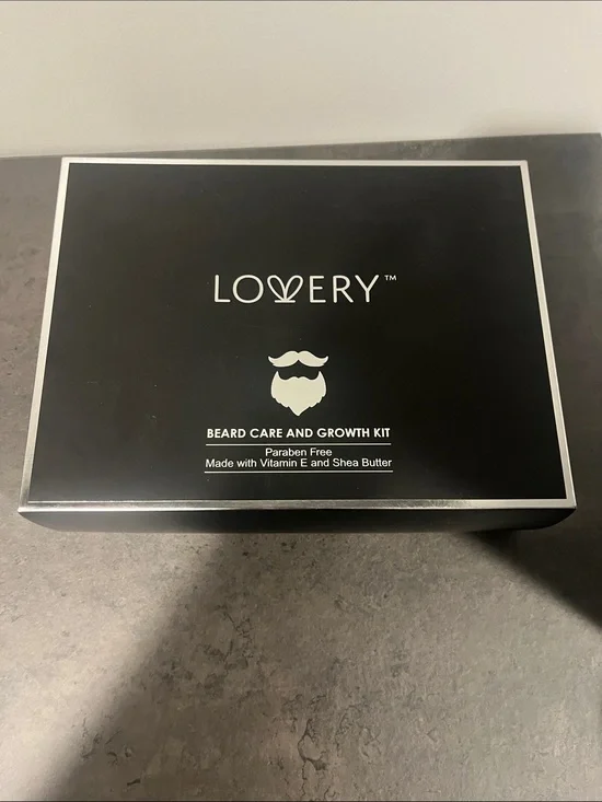 Lovery Beard Care & Growth Kit — Black