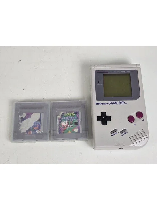 Nintendo GAME BOY DMG-01 game   Bundle Tetris Kirby's Pinball Tested & Working