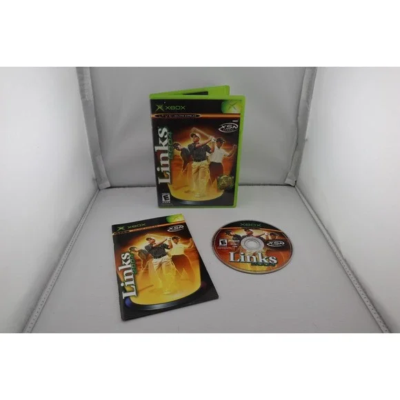 Links 2004 (Microsoft Xbox 2003) CIB Complete Tested and Working Great Condition