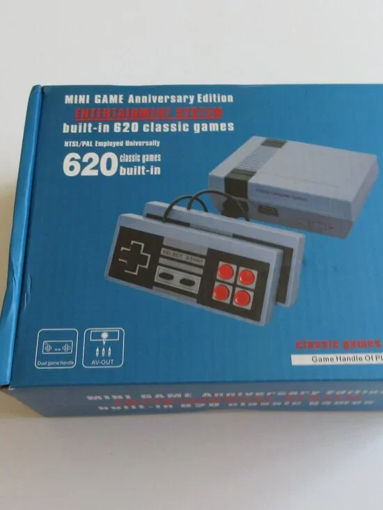 Mini Game Console 620 Built In Classic Games Plug And Play Anniversary Edition