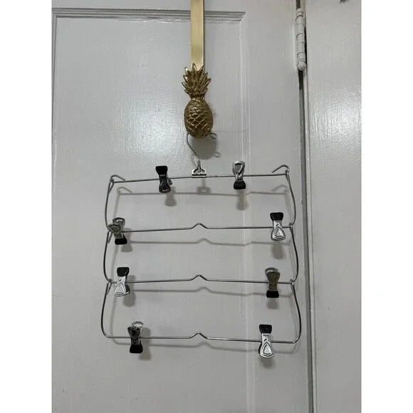 Multi-Tier Metal Skirt & Pants Hanger Organizer