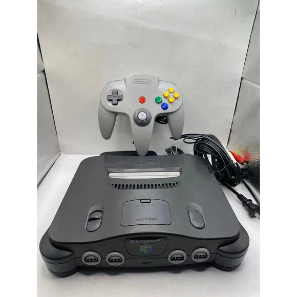 Nintendo 64 Console, OEM Gray Controller N64 Tested Working NUS-001 USA vintage