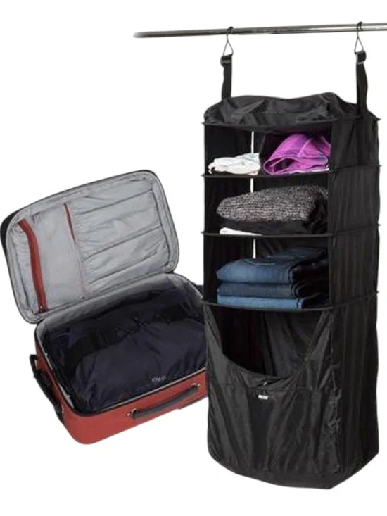 RISE Gear Riser Hanging Travel Shelves (Set of 2) - Black NWOT