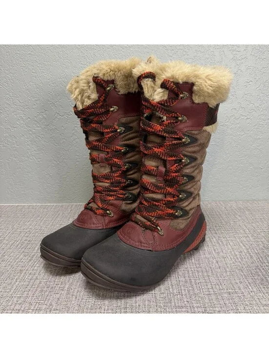 MERRELL Boots Womens Sz 5 Winterbelle Tall Performance Waterproof Insulated