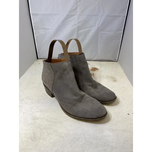 LUCKY BRAND Shoes Womens US 9 Gray Bremma Booties Ankle Boots