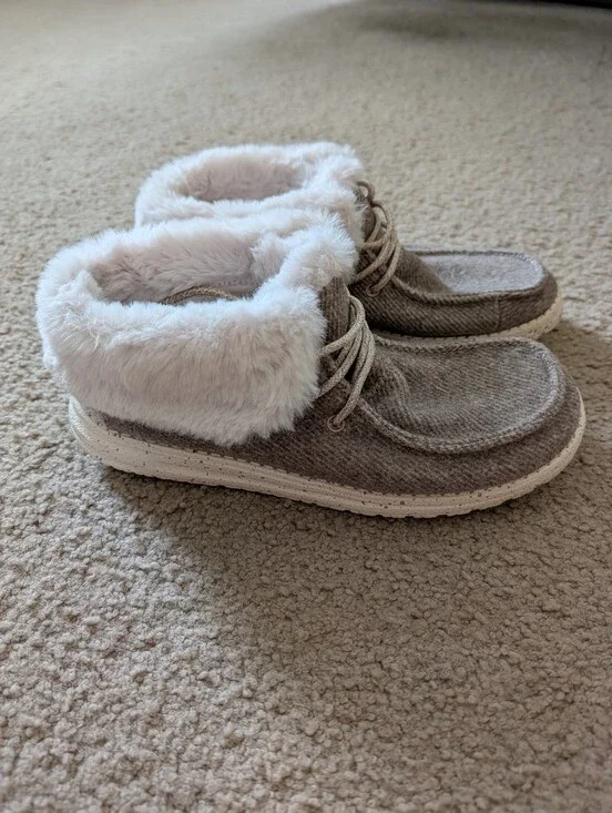 Cozy Faux-Fur Lined Hey Dudes