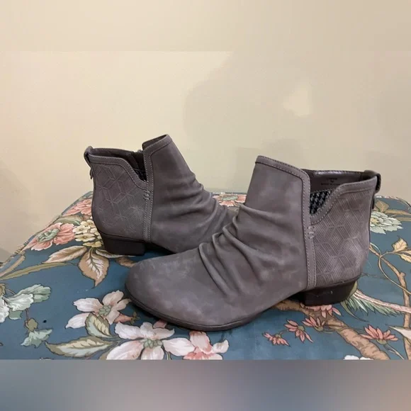 Never worn- suede booties…Rockport( Cobb Hill Collection. Size 7 med