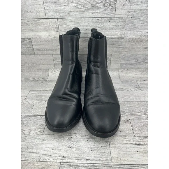 Thursday Boot Co. Black‎ Leather Chelsea Ankle Boots Women Size 7.5