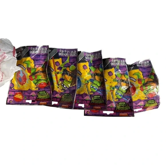 7 Teenage Mutant Ninja Turtles Mayhem Bath Bombs Cowabunga  Scented