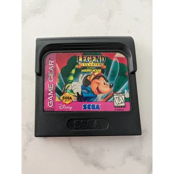 Legend of Illusion Starring Mickey Mouse Sega Game Gear Cartridge