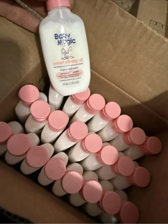 Baby Magic Creamy Baby Oil 2oz bottles-Brand new sealed case of 24-discontinued