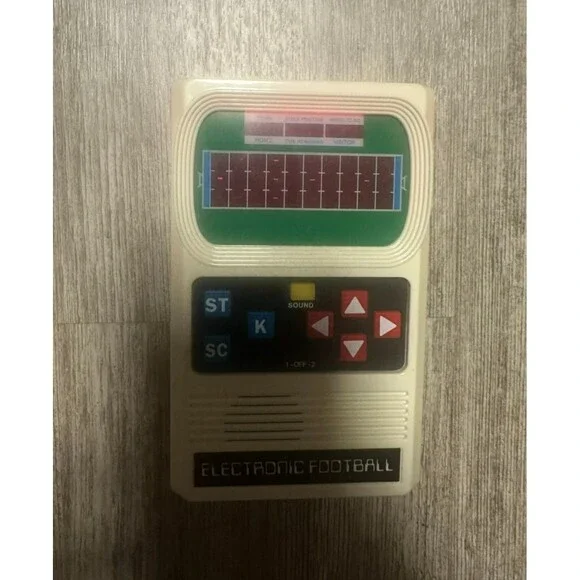 Vintage Mattel Electronic Football Retro Video Game EXC Condition Works 70s 80s