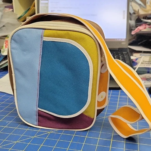 Phonak Hearing Aid Colorblock Crossbody Adjustable Bag 8.5
