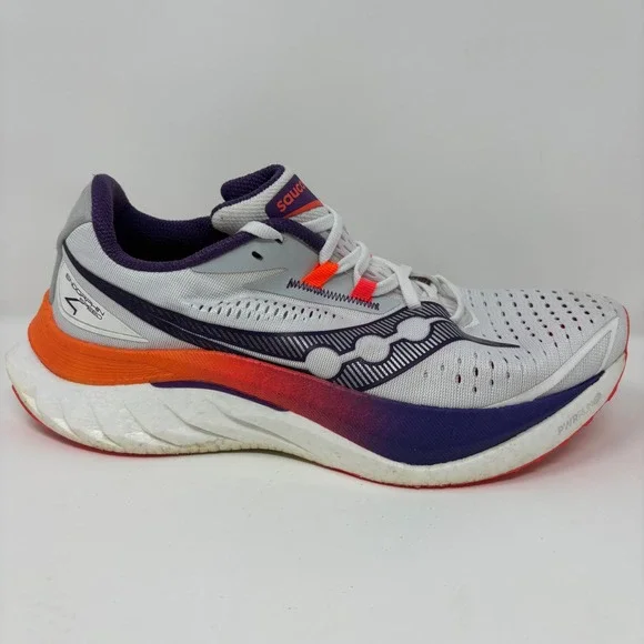 Saucony Endorphin Speed 4 Women's Size 10 White Orange Running Shoes S10940-129