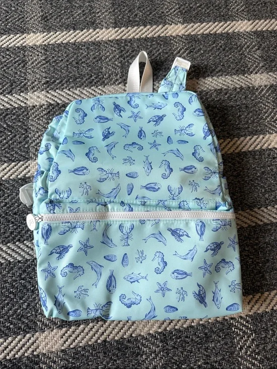 Trvl Design Sea Life Print Backpack NEW