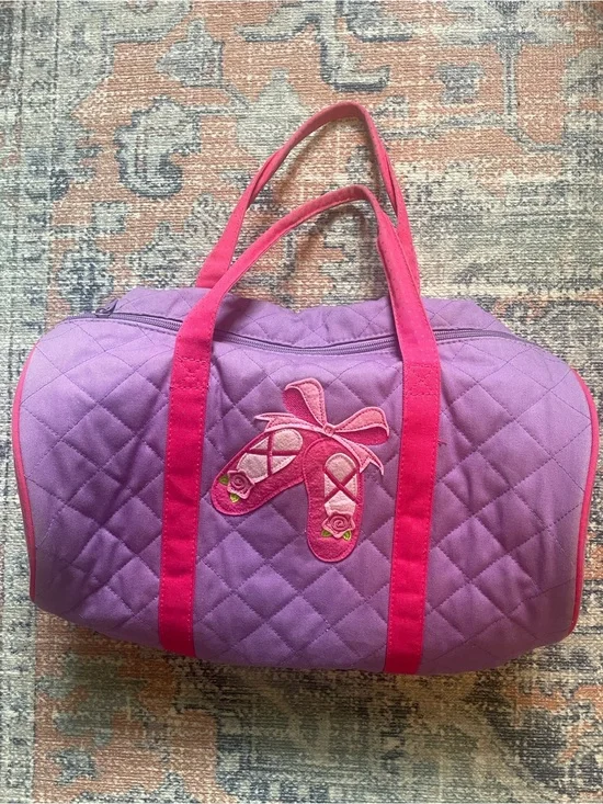 Stephen Joseph Ballet Quilted Duffel Bag