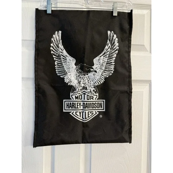 Harley Davidson Fabric‎  Storage  Bag / Eagle Bar & Shield Logo 15x20