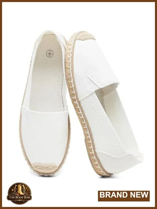 Women's Espadrilles Flats Slip On Breathable Lightweight Foldable Non-Slip