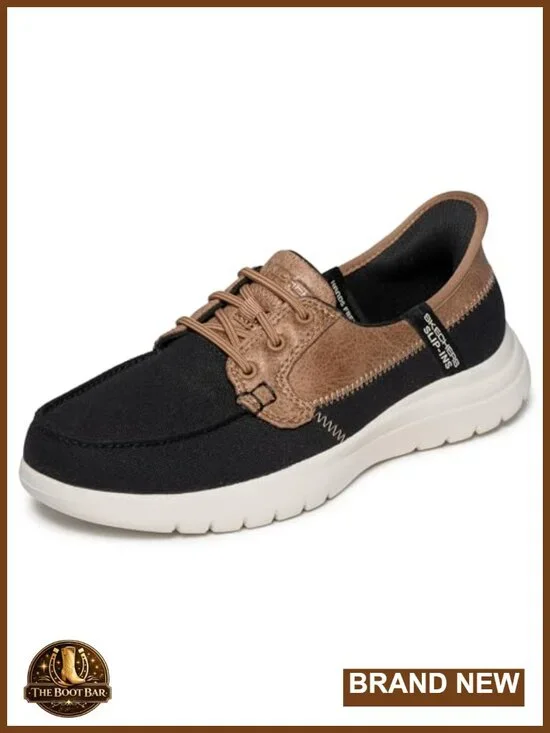 Slip-On Boat Shoes with Air-Cooled Memory Foam, Hands-Free Entry