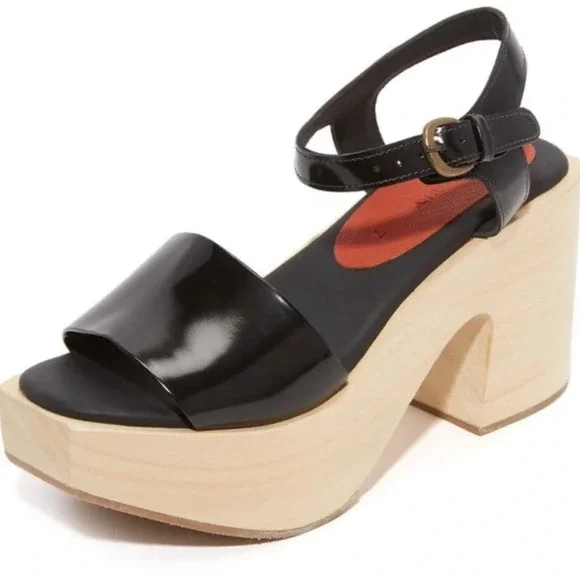 Rachel Comey Pearce Peep-toe Platform Heels Sandals Size 8