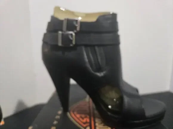 Harley Davidson Jerri black high heel shoes ladie's size 7