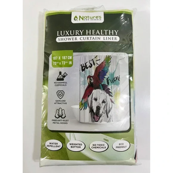Nature's Own Essence Shower Curtain Liner 
