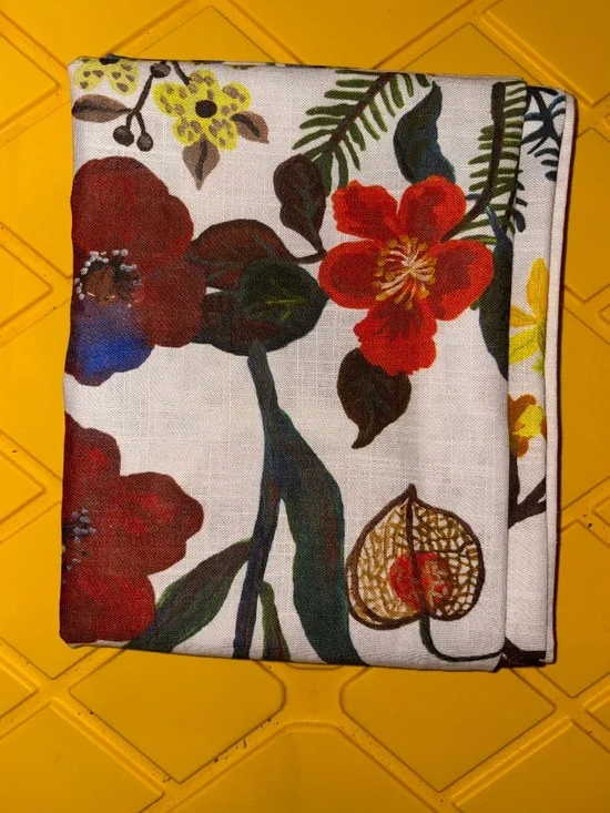 Anthropologie Nathalie Lete Organic Cotton Shower Curtain