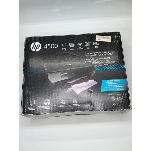 HP ENVY 4500 All-in-One Wireless‎ Printer Scanner Copier Photo Mint condition