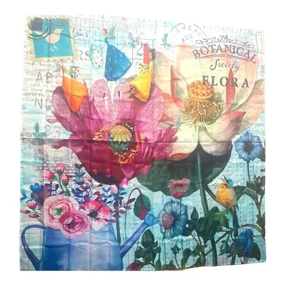 The Botanical Society‎ Flora Decorative Shower Curtain