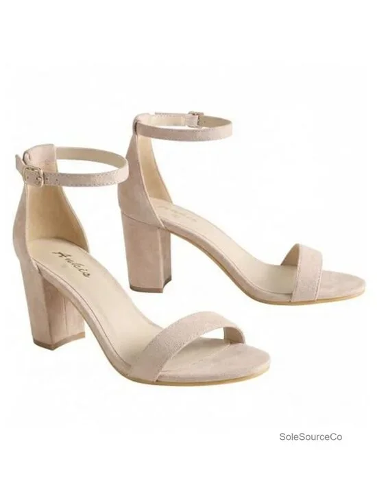 Chunky Heel Sandals Ankle Strap 2.75 Inch Open Toe Platform