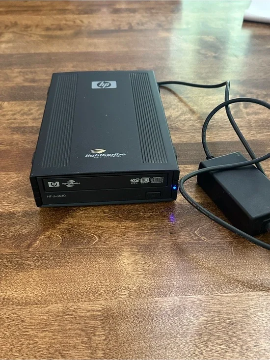 HP External DVD RW Drive — Black