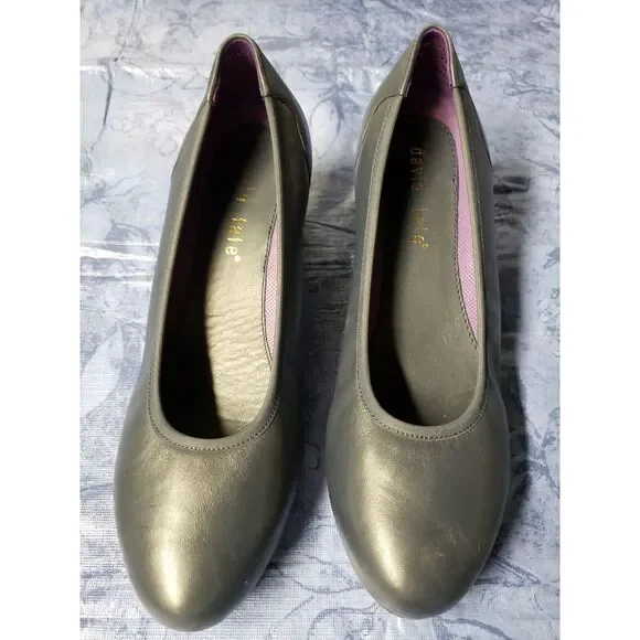 David Tate Women's Supreme leather Pump,Navy,7 M‎ US
