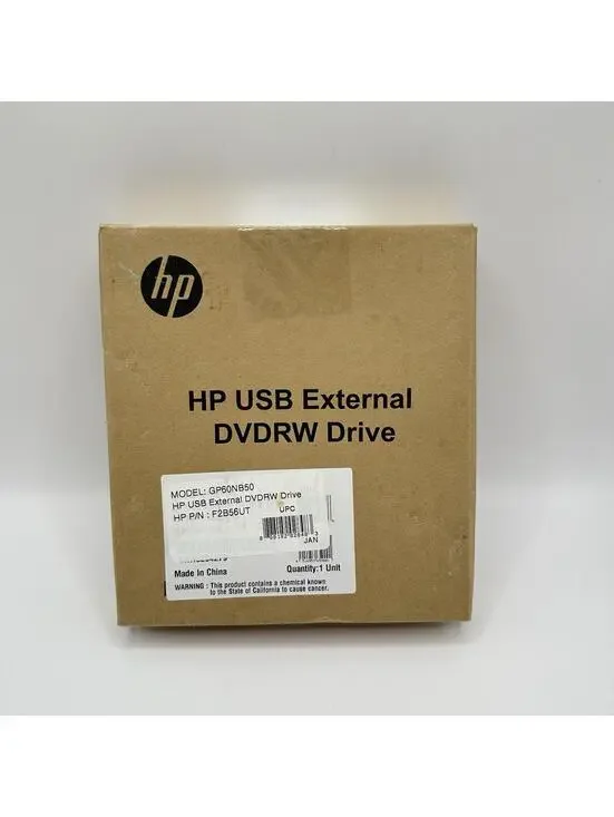 HP GP60NB50 USB External DVDRW Drive New Factory Sealed