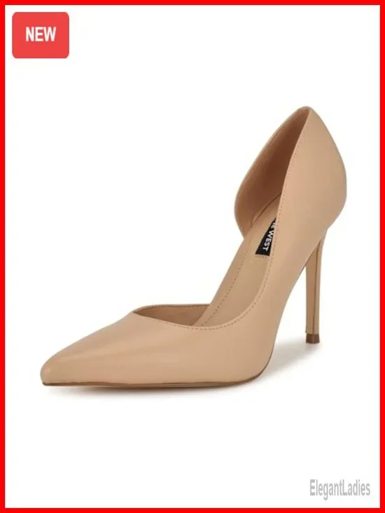 Women's Pointed Toe Stiletto Heel Pump, Leather