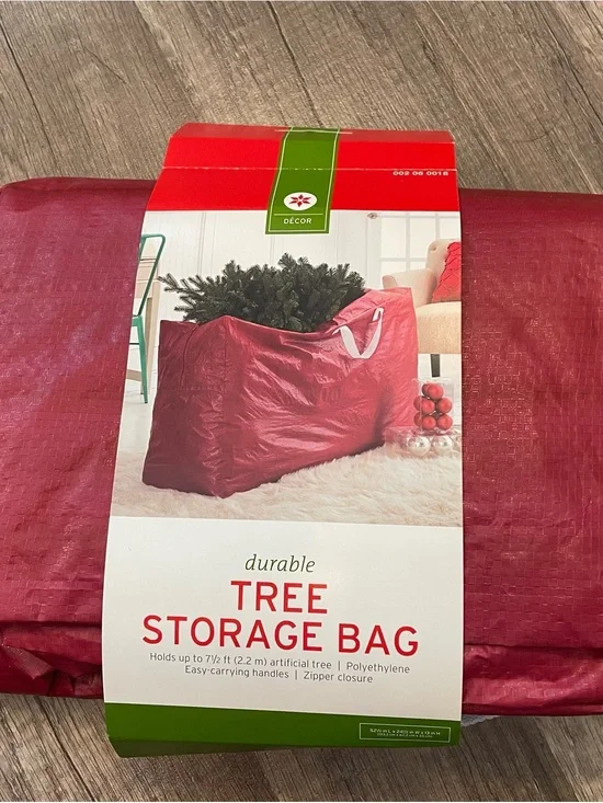 Durable Christmas Tree Red Storage Bag