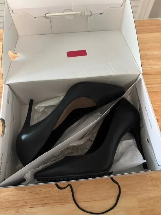 Aldo Durbell Black Pointed Stiletto Pumps