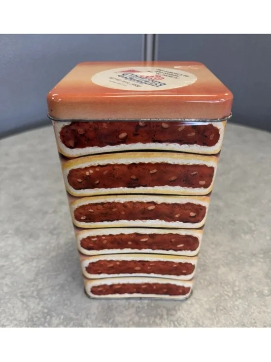 Vintage Nabisco Fig Newtons J.C. Newtons Collectible Advertising Tin 1994