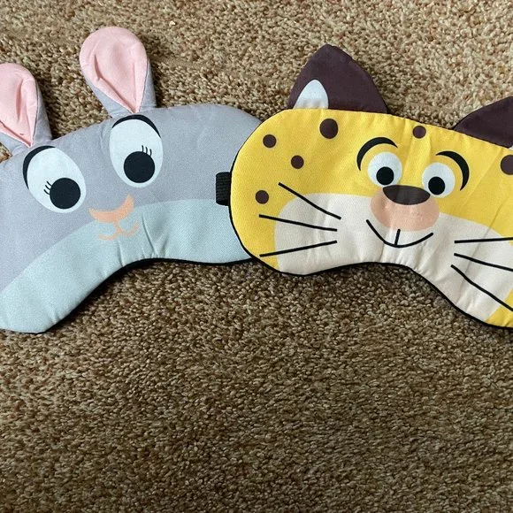 2 Animal sleep mask