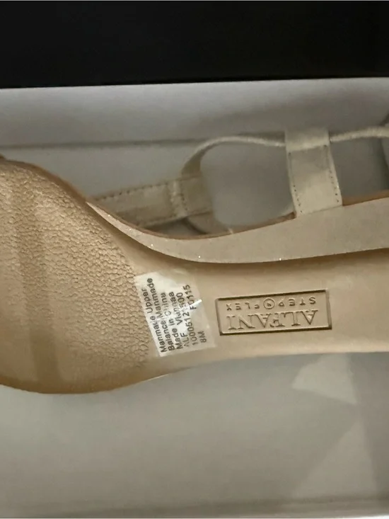Alfani Nude Strappy Heeled Sandals