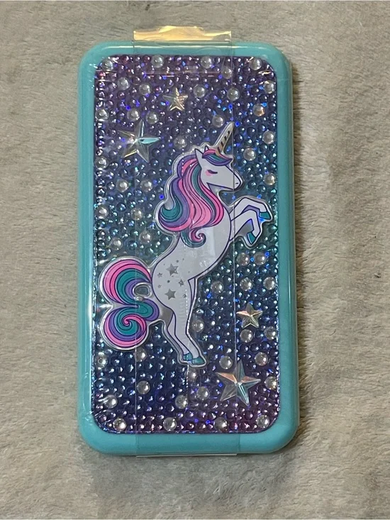 Claire's Rhinestone Unicorn  Bling Colors Eyeshadow/ Lip Gloss  Palette