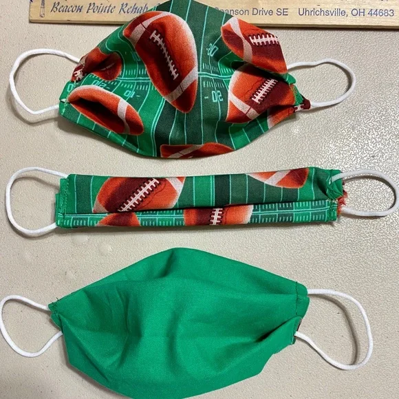 Football Face Mask Handcrafted