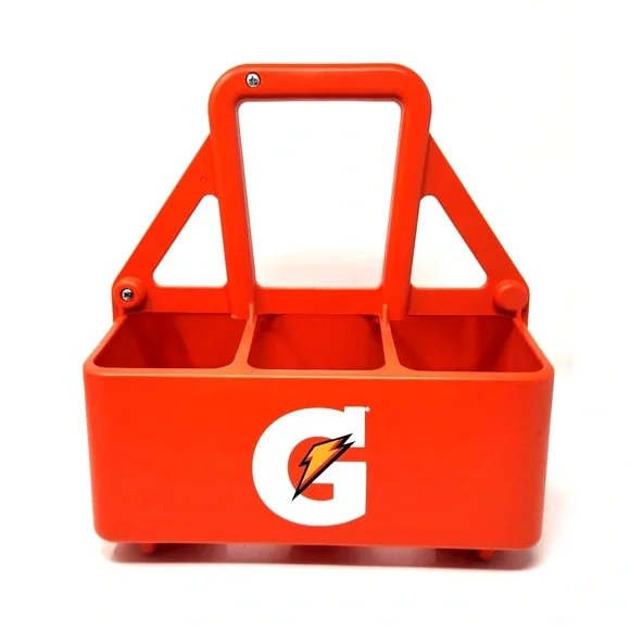 Gatorade Sports Caddy Hydration Rack 6 Bottle Carrier Plastic Team Gear Utility