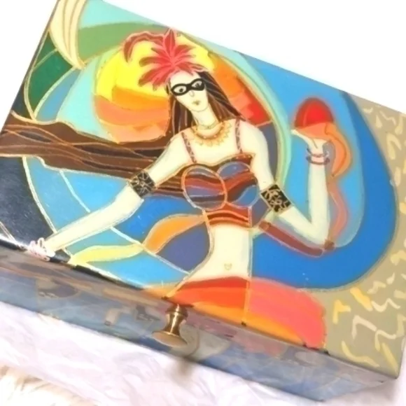 Vintage Acrylic On Vacay 