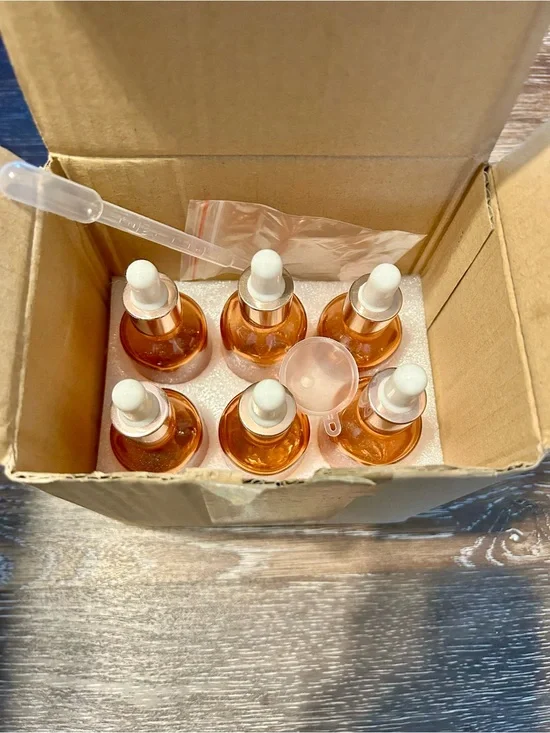 Glass dropper bottles - Set of 6