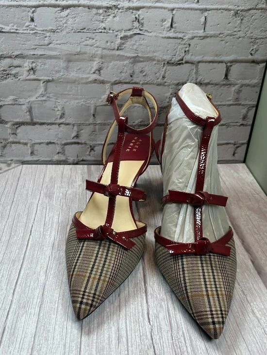 ALEX MARIE AINSLEY T STRAP HEELS 9.5