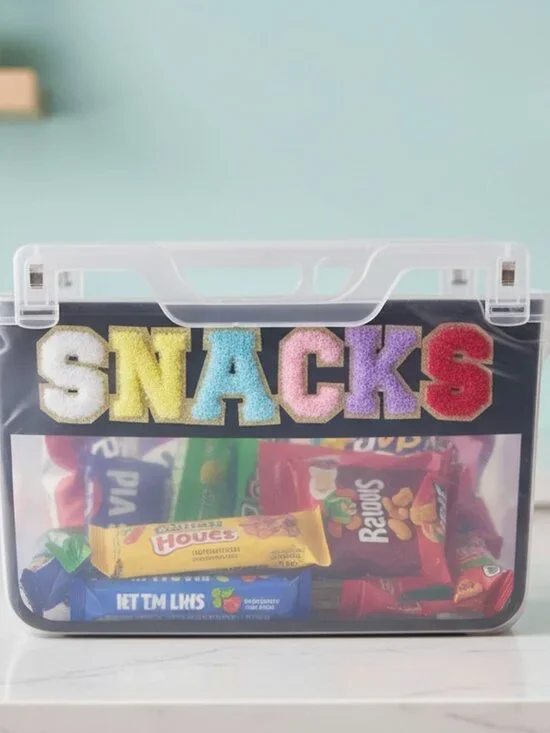 Clear Snack bag w/wristlet (Candy not included)
