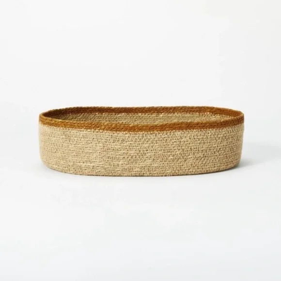 Studio McGee Soft Striped Seagrass NWT Tray - Threshold - Target