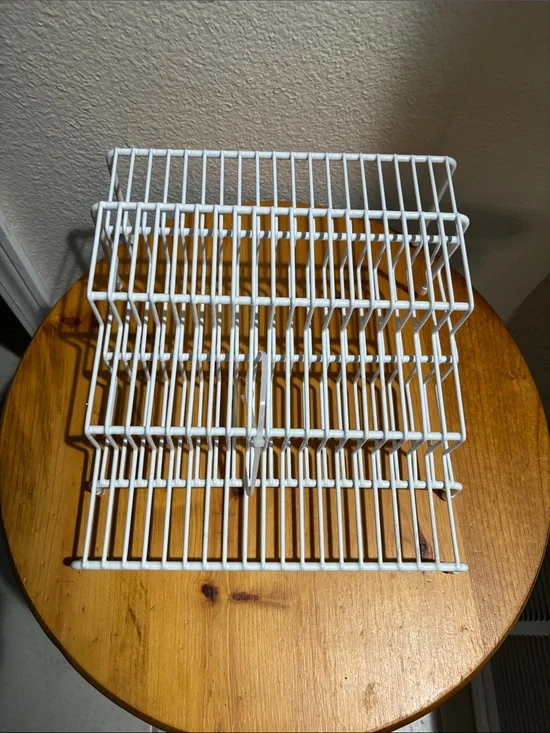 White Wire Organizer Rack Set (2) - Home Storage & Organization
