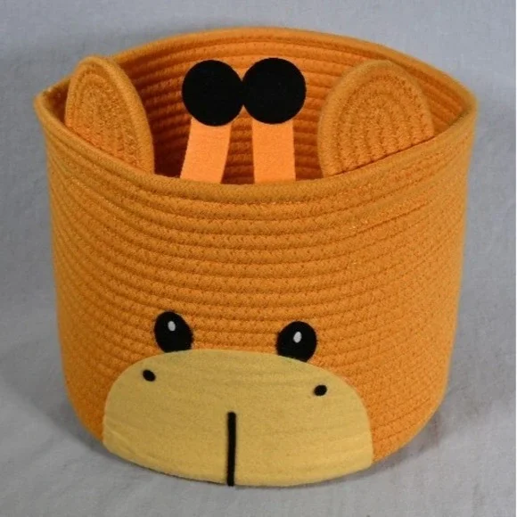 Giraffe Storage Basket Nursery Kids Room Decor Toy Pet Organizer 10